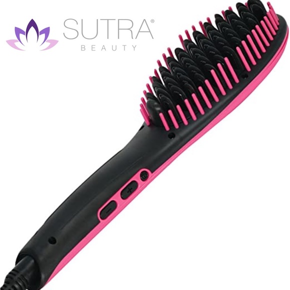 Sutra Beauty  Straightening Heat Pink Brushes Irons Ionic Technology Hair* - Picture 1 of 12
